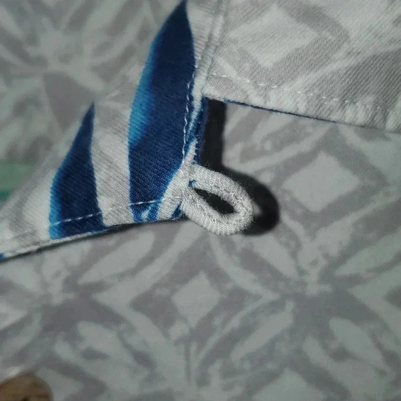 Caribbean Mens Sz L Washable Hawaiian Button Down Shirt - Picture 4 of 11